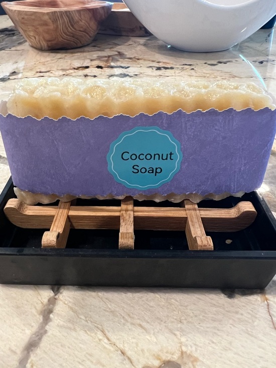 Hand Crafted Other - Coconut Soap Bar - mango butter Soap
